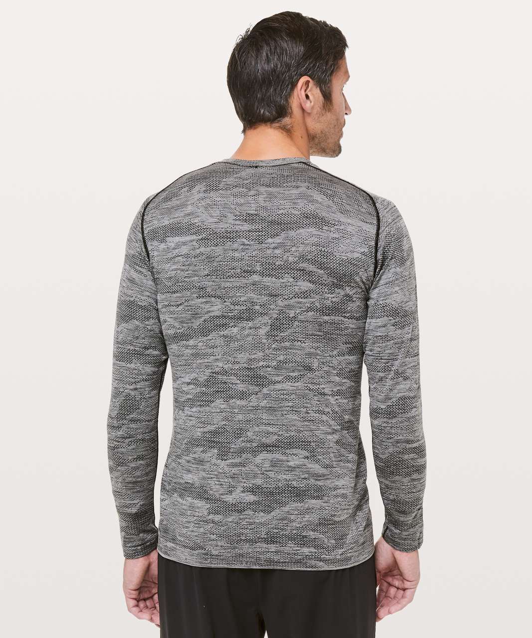 Lululemon Metal Vent Tech Long Sleeve - Black / Light Cast