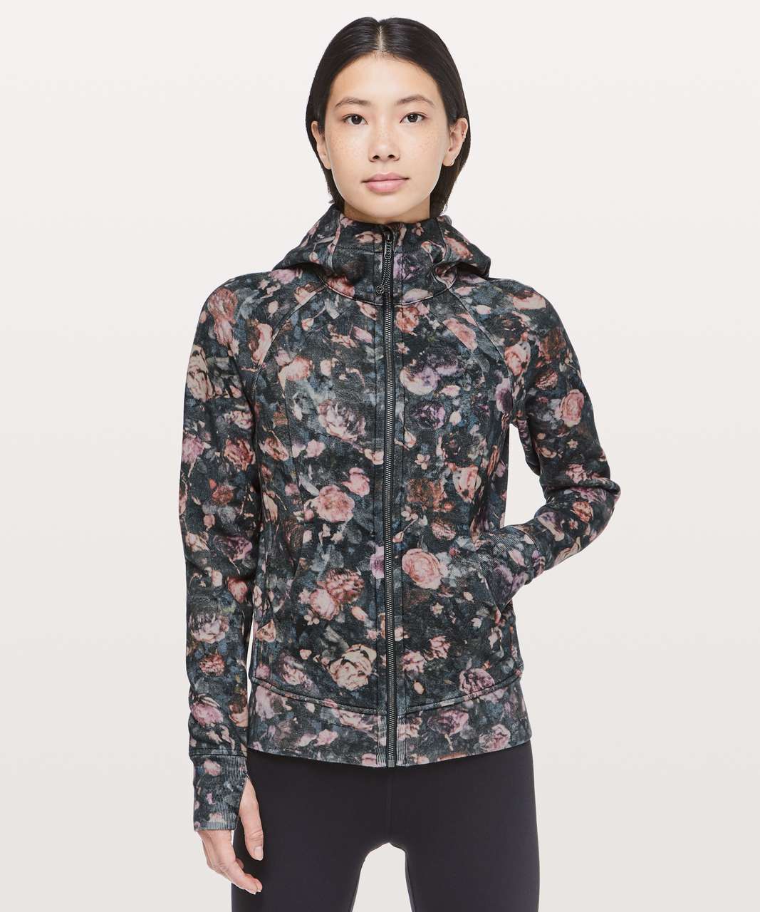 lululemon floral scuba hoodie