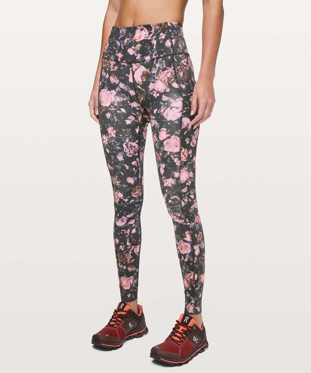 Lululemon Fast & Free Full Length Tight *Nulux 28 - Frosted Rose Multi -  lulu fanatics