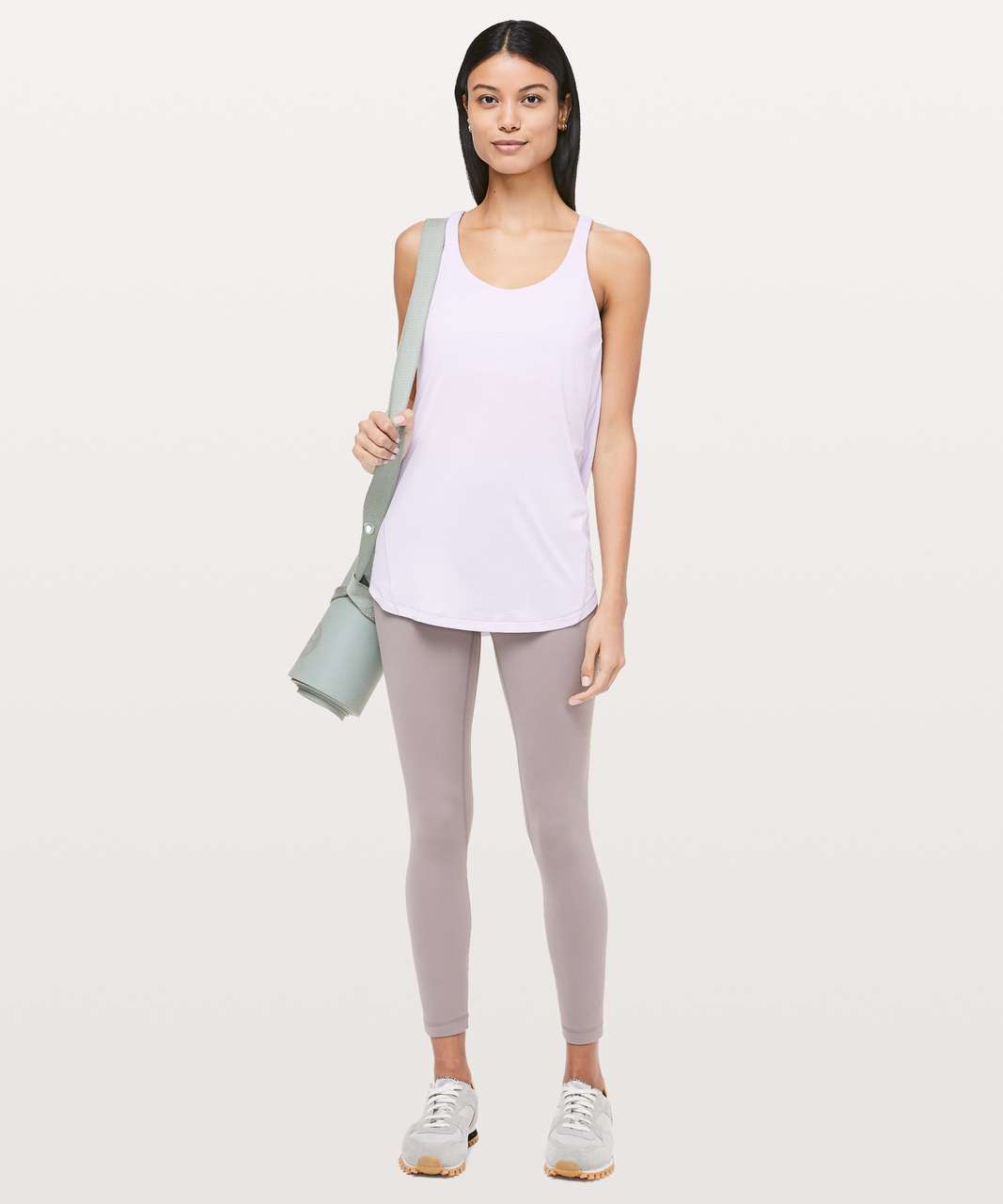 Lululemon Moment To Movement 2-In-1 Tank - Heathered Sheer Lilac / Sheer Lilac