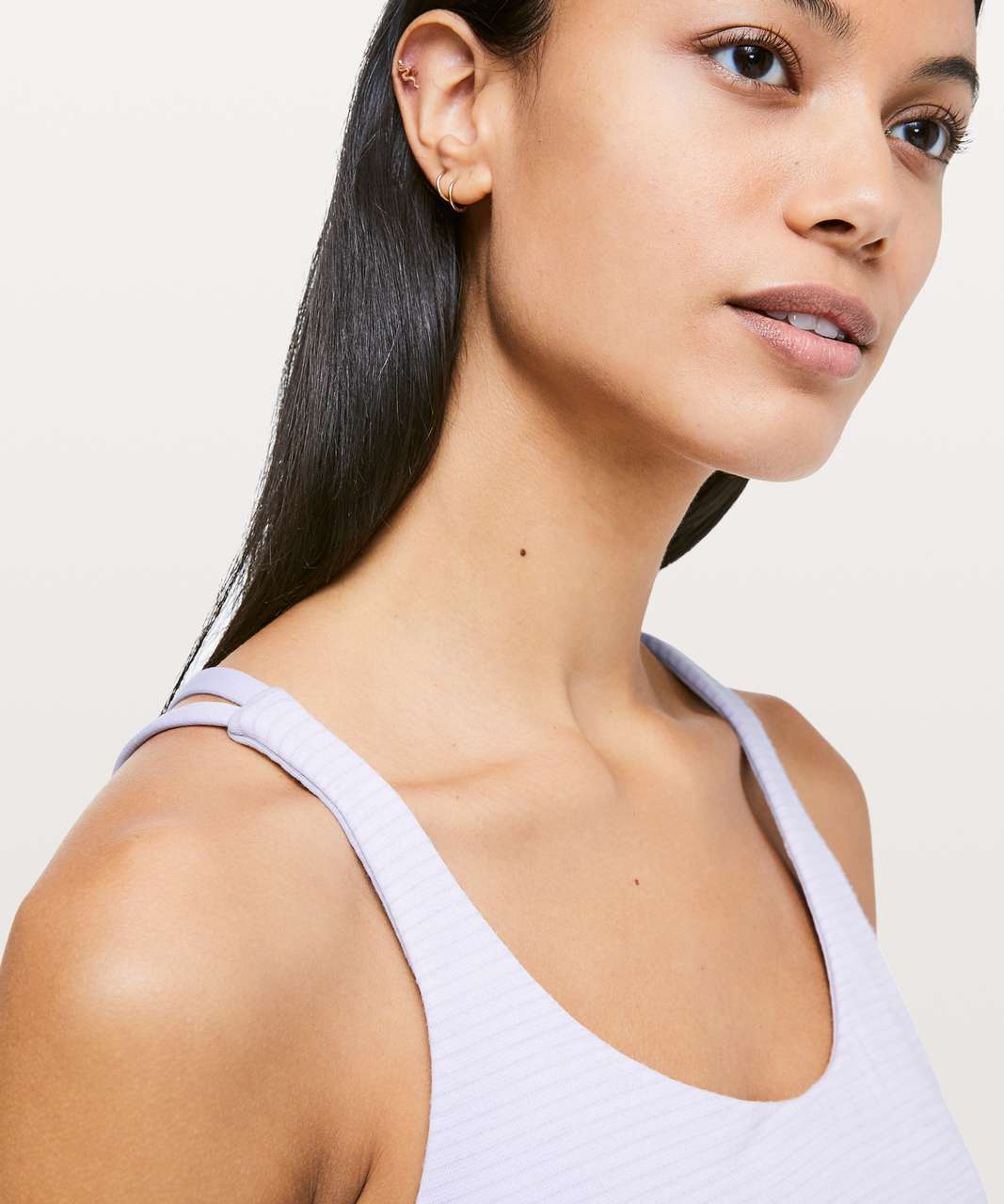 Lululemon Moment To Movement 2-In-1 Tank - Heathered Sheer Lilac / Sheer Lilac