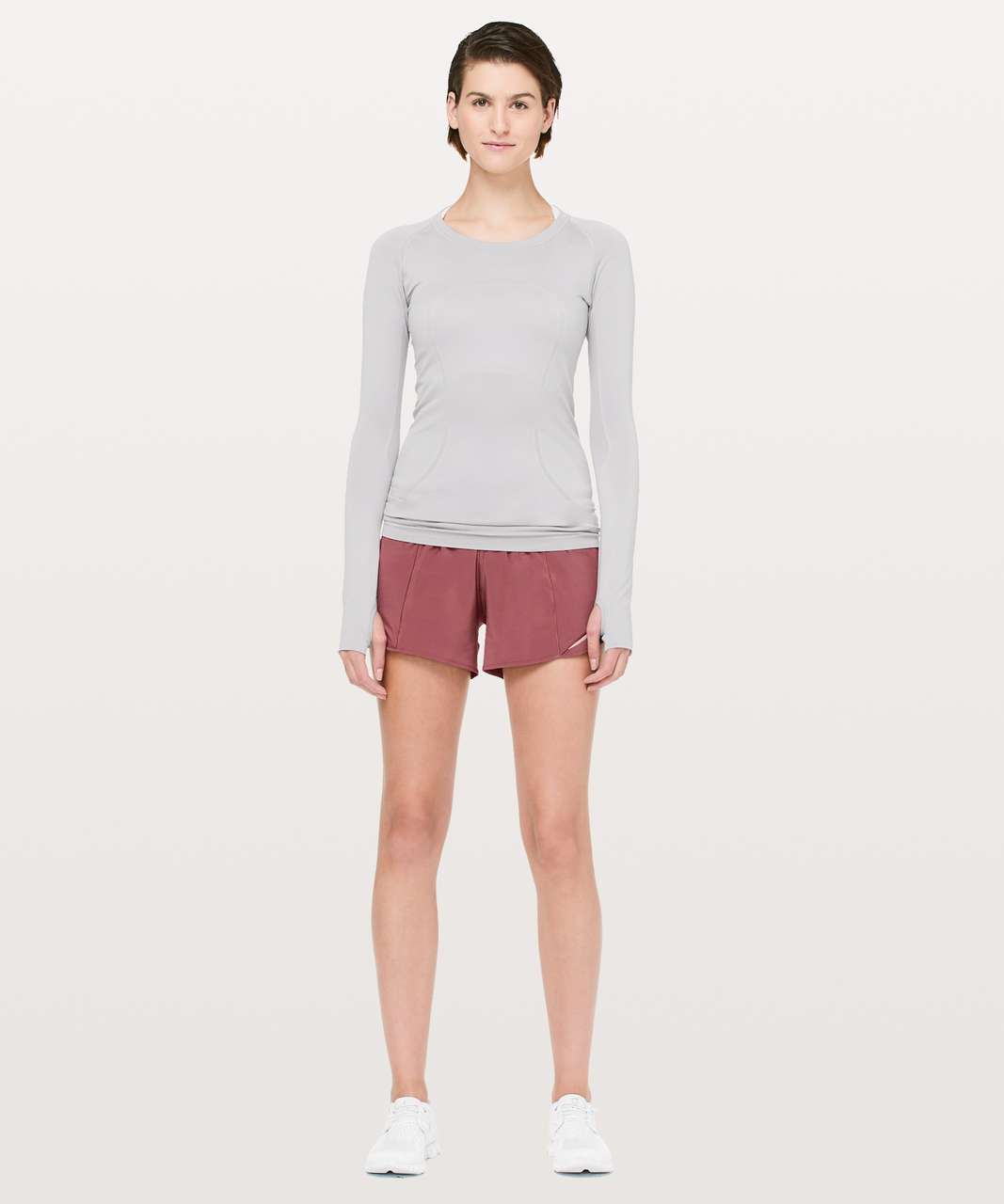 Lululemon Hotty Hot Short II *Long 4" - Misty Merlot