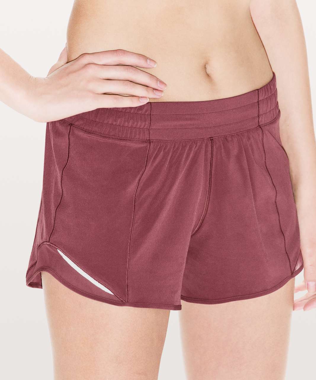 Lululemon Hotty Hot Short II *Long 4" - Misty Merlot