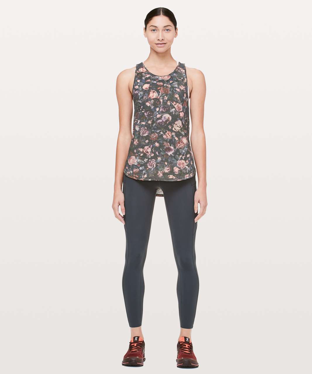 Lululemon Sculpt Tank II - Frosted Rose Multi / Melanite