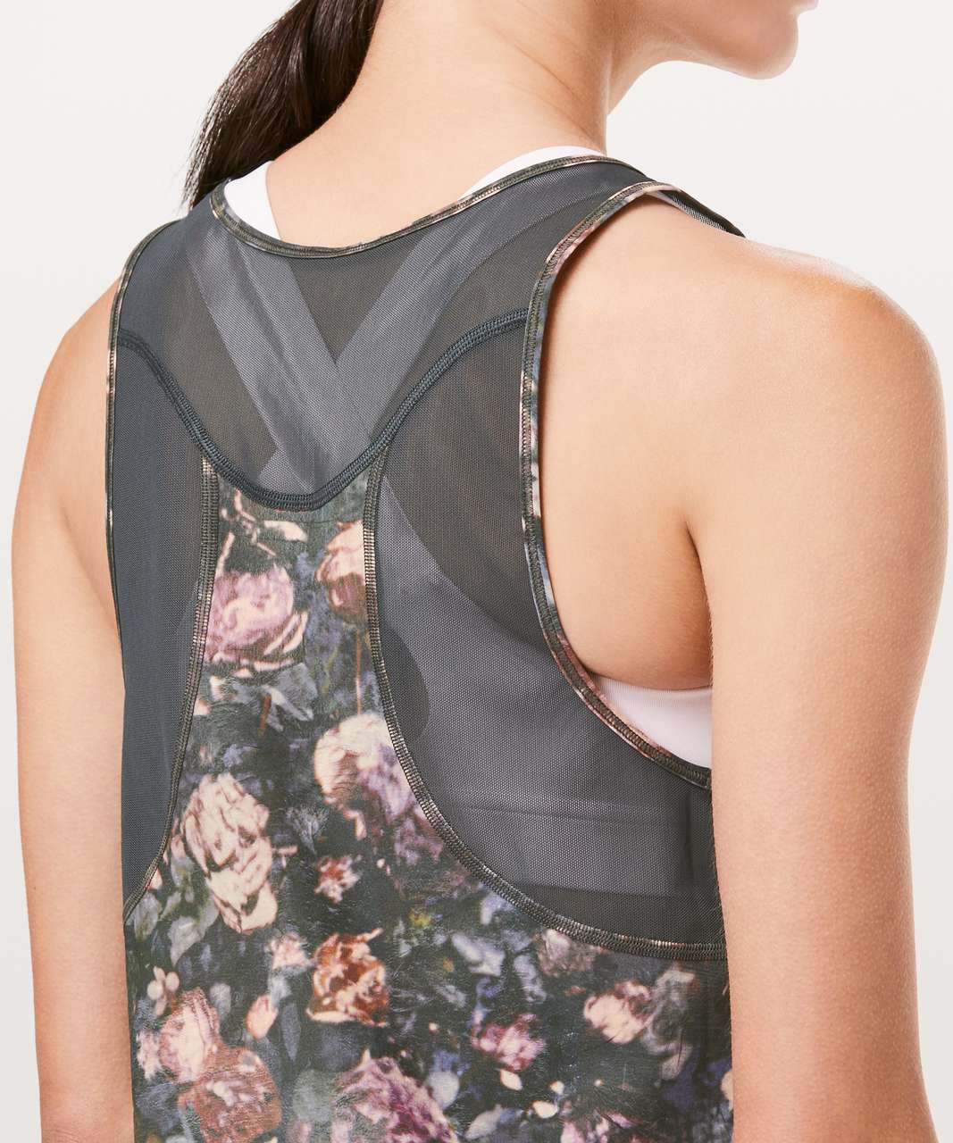 Lululemon Sculpt Tank II - Frosted Rose Multi / Melanite