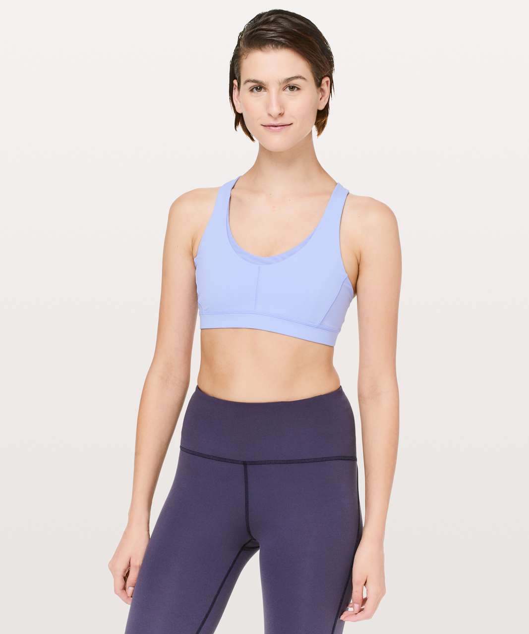 Lululemon Stash N' Run Bra - Blue Glow - lulu fanatics