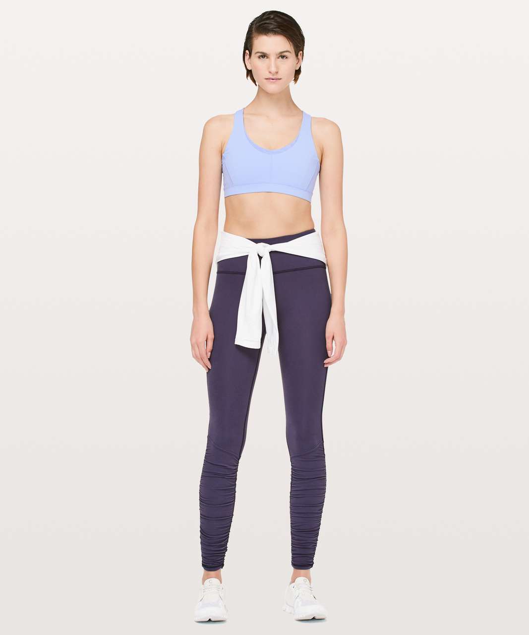 Lululemon Stash N' Run Bra Wee Are From Space Nimbus Battleship