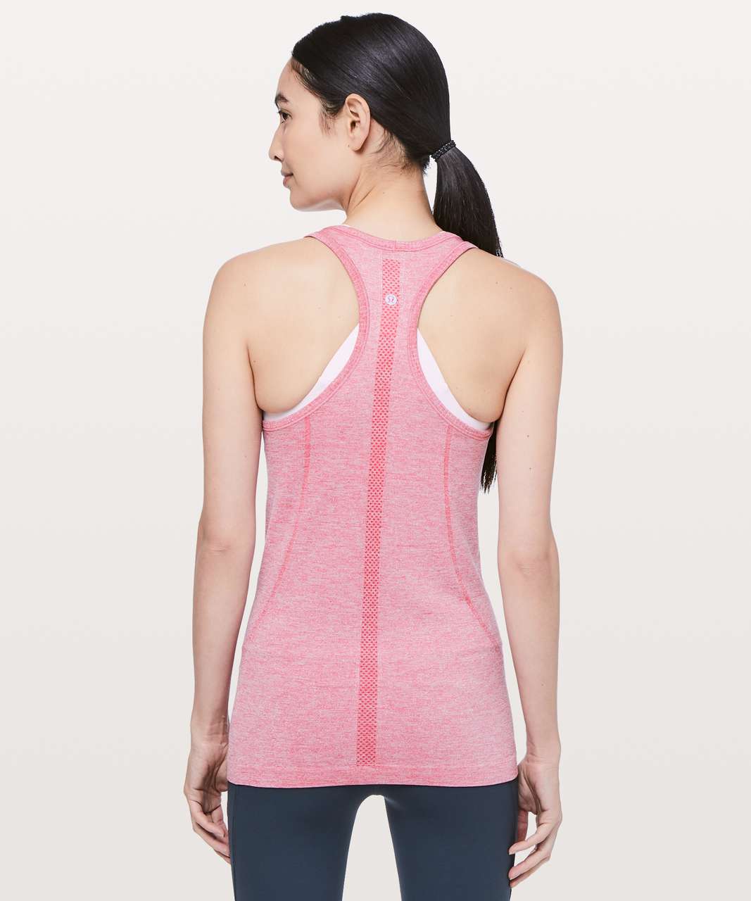 Lululemon Swiftly Tech Racerback *Sparkle - Violet Red / White / Silver