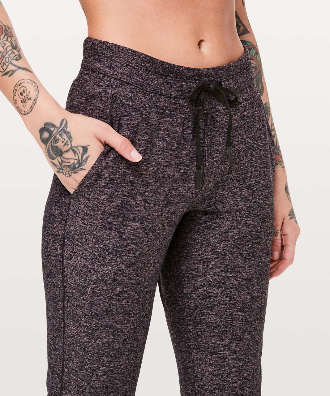 Lululemon Ready To Rulu Pant *Updated 29" - Heathered Spanish Rose / Black