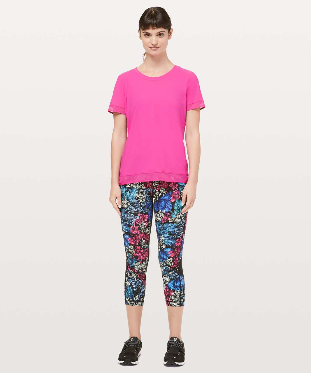 Lululemon Serve Up Some Sun Short Sleeve - Sonic Pink