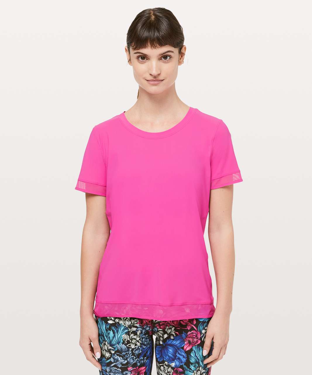 Lululemon Serve Up Some Sun Short Sleeve - Sonic Pink