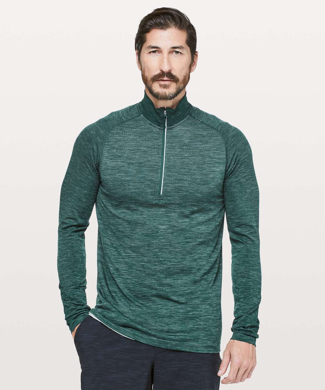 Lululemon Metal Vent Tech 1/2 Zip - Anchor / Royal Emerald