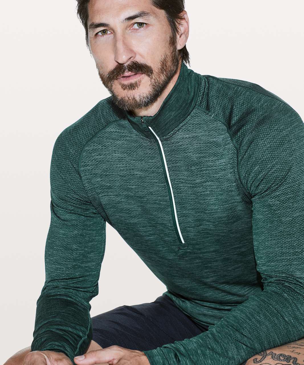 Lululemon Metal Vent Tech 1/2 Zip - Anchor / Royal Emerald