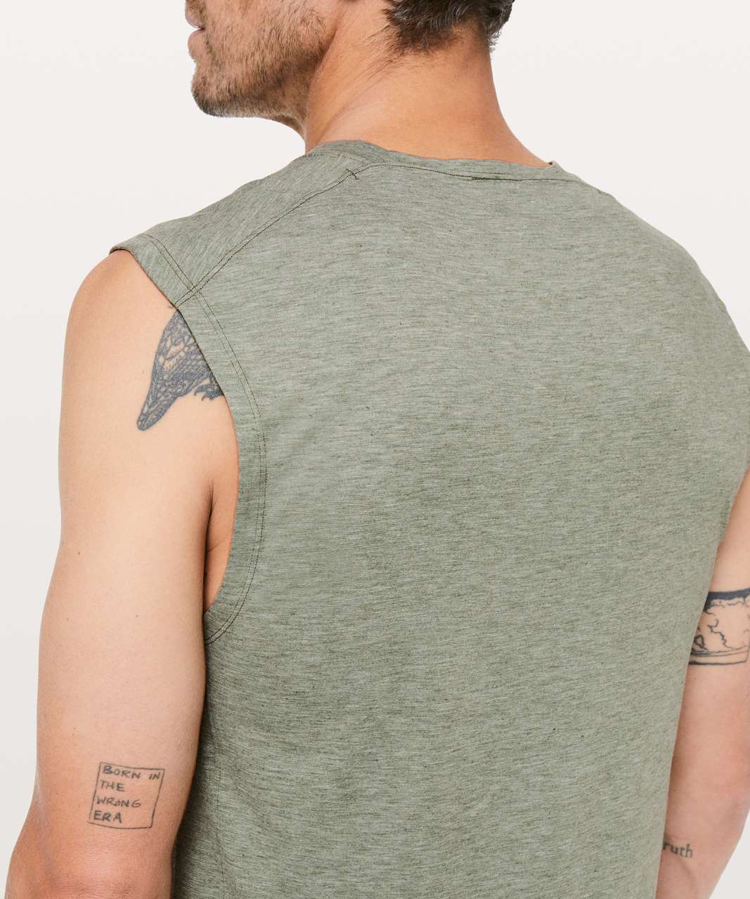 Lululemon Somatic Aero Sleeveless - Heathered Tank Green