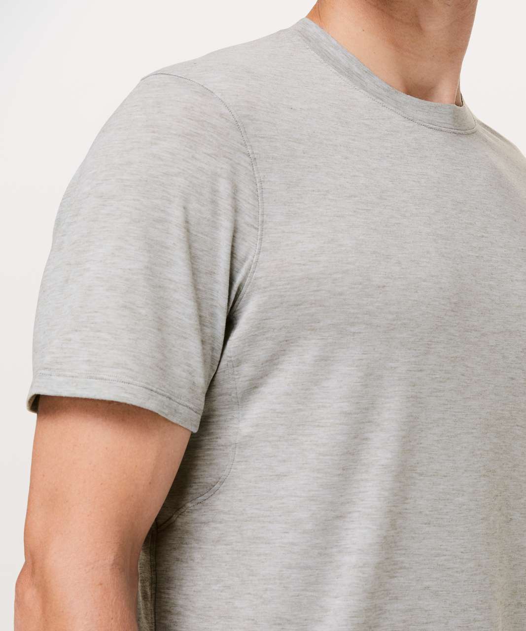 Lululemon Somatic Aero Short Sleeve - Heathered Moon Shine