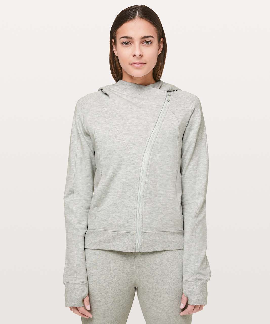 Lululemon Coast Hoodie - Heathered Core Ultra Light Grey - lulu