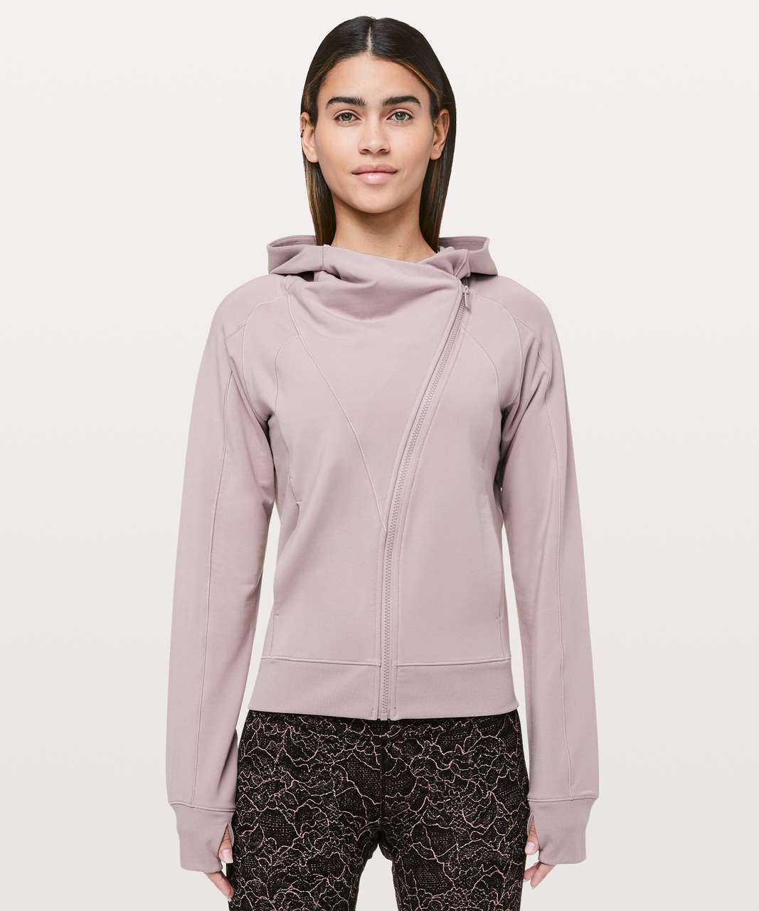 Lululemon Fleece and Thank you Pullover Size 4 Hoodie Sweatshirt Smoky  Blush