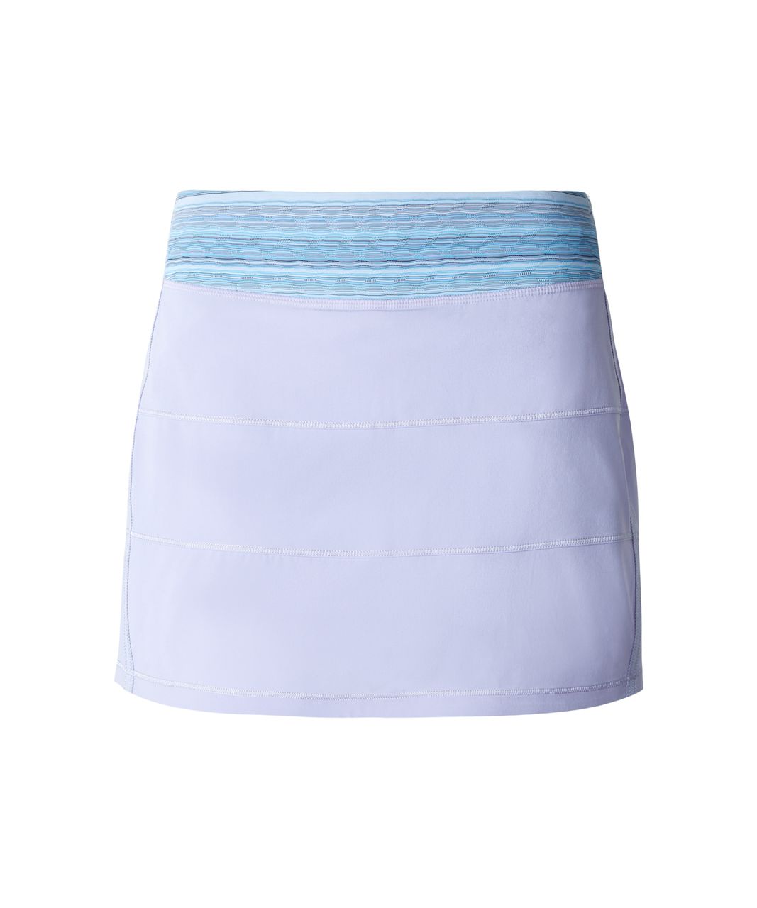 Lululemon Pace Rival Skirt II (Tall) - Lilac / Wave Twist Lilac Caspian Blue