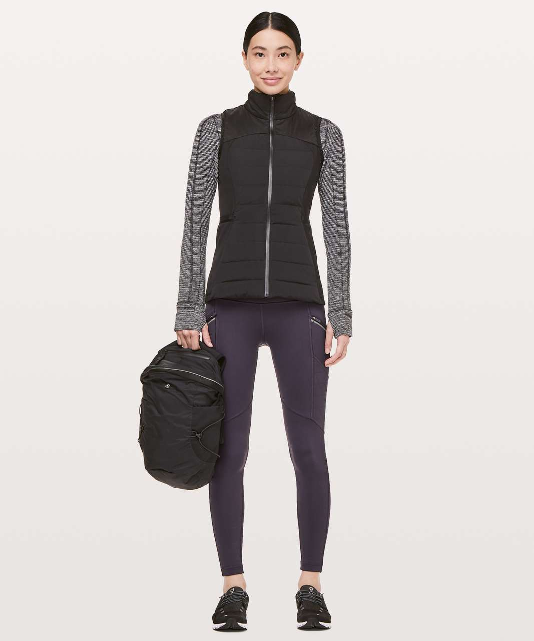 Lululemon Toasty Tech Tight II Cyber Purple Women's fleece lined