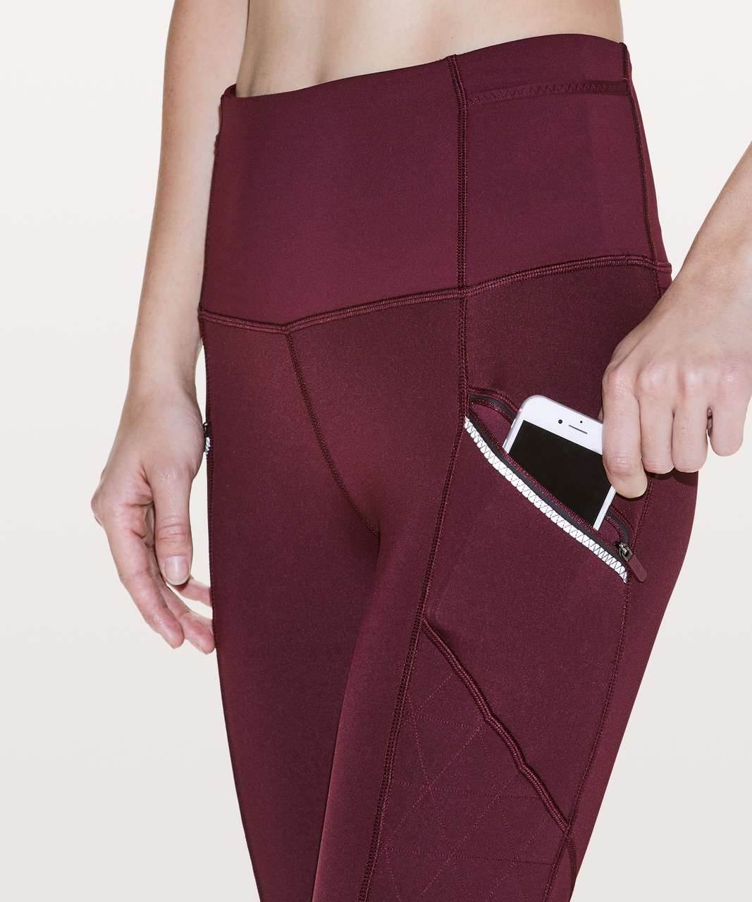 Lululemon Toasty Tech Tight II - Garnet