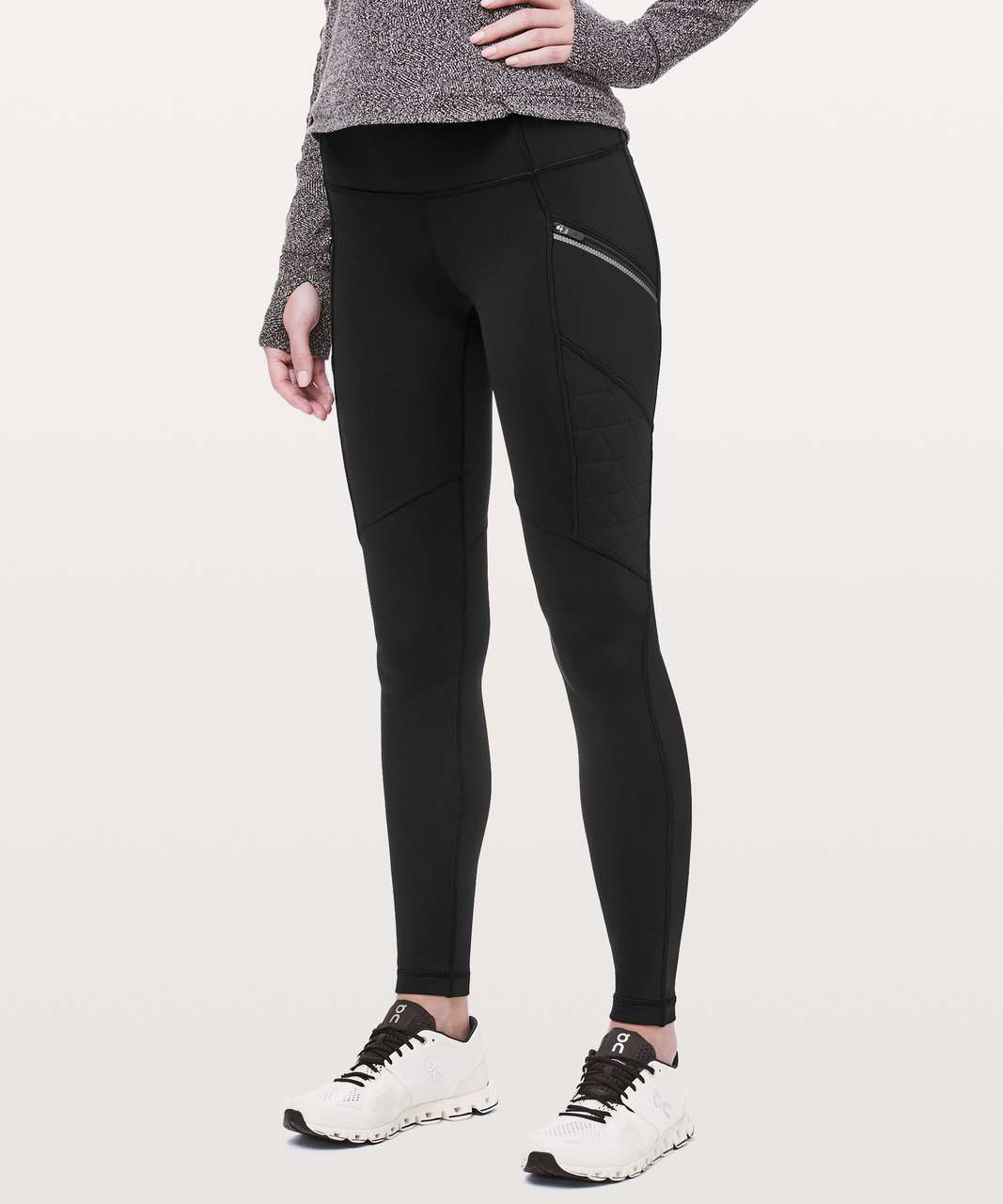 Lululemon Toasty Tech Tight II - Black - lulu fanatics