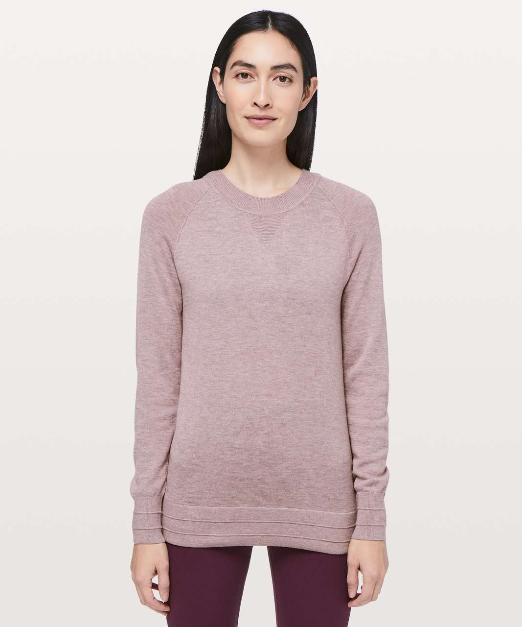 Lululemon Apres Your Way Sweater - Heathered Smoky Blush