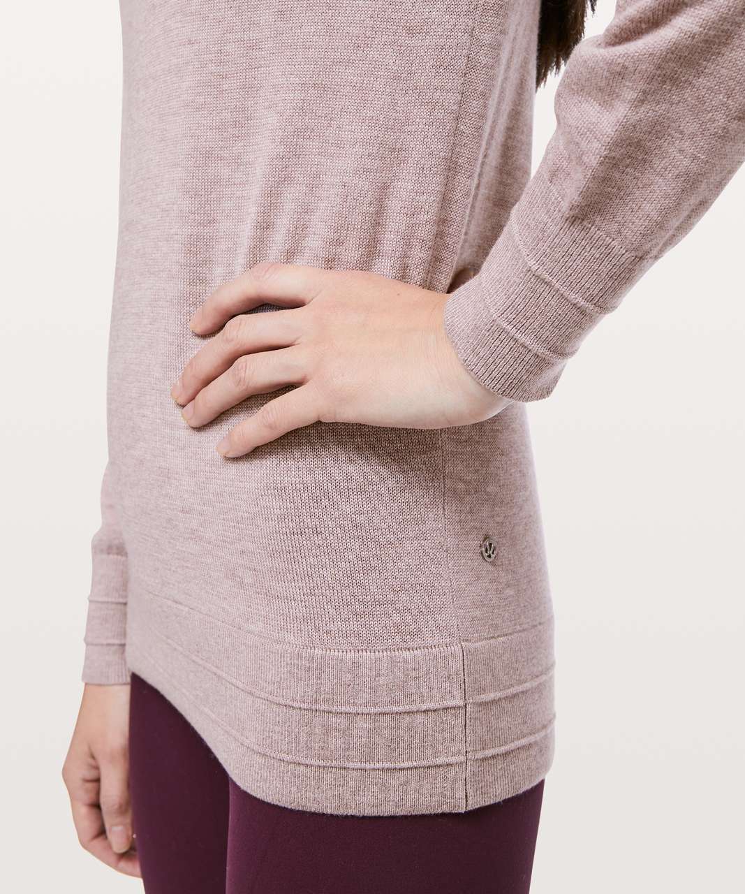 Lululemon Apres Your Way Sweater - Heathered Smoky Blush