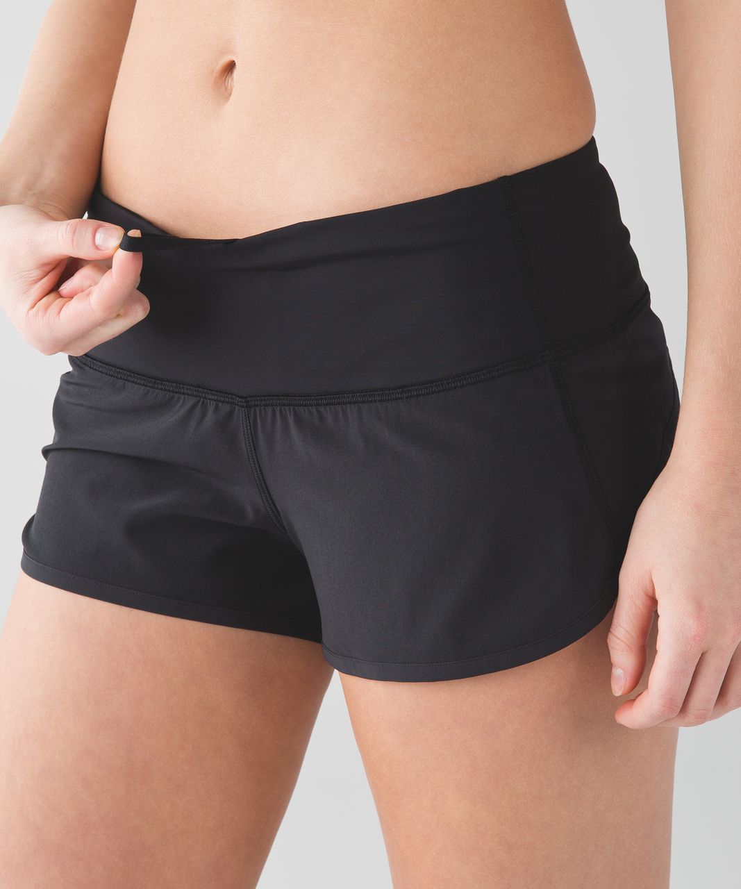 Lululemon Run: Speed Short *Block-It Pocket 2.5" - Black