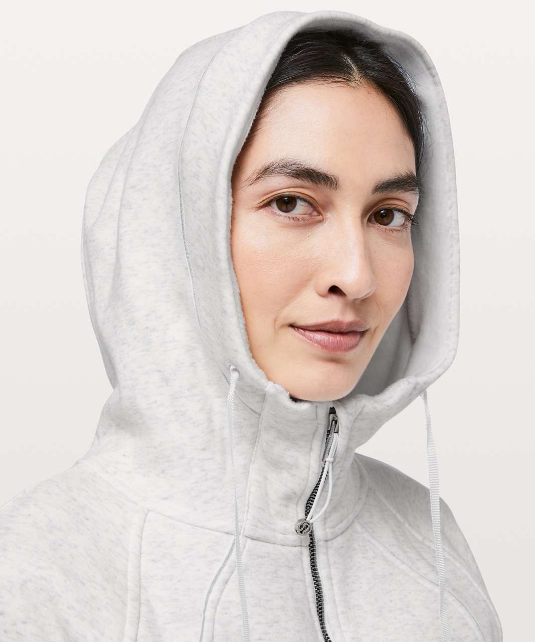 Lululemon Scuba Hoodie *Plush - Heathered White / White - lulu