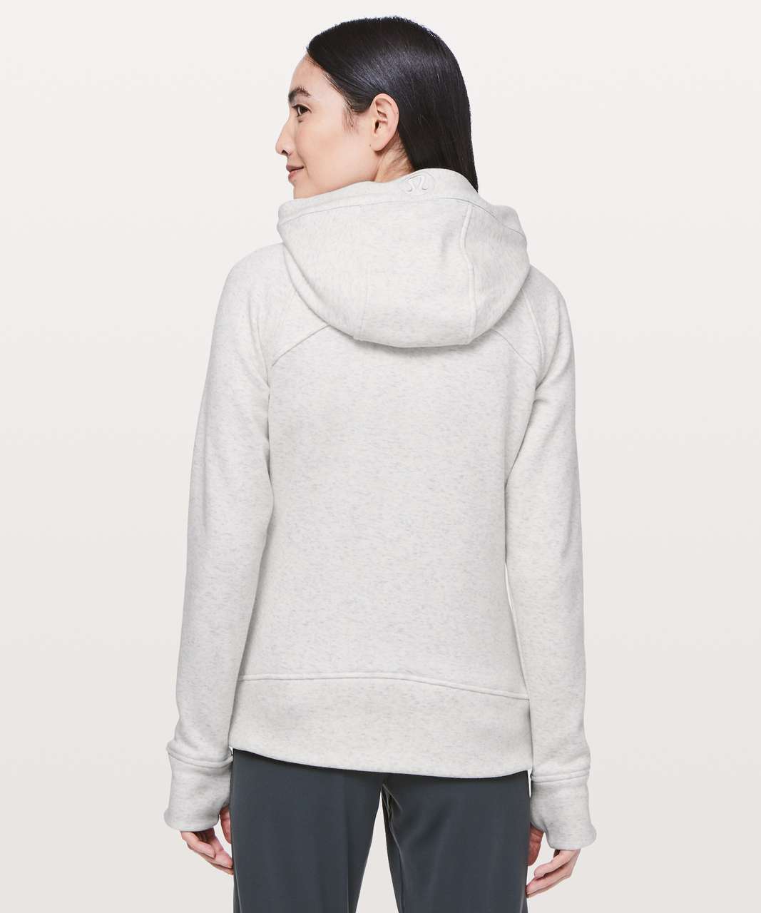 Lululemon Scuba Hoodie *Plush - Heathered White / White - lulu fanatics