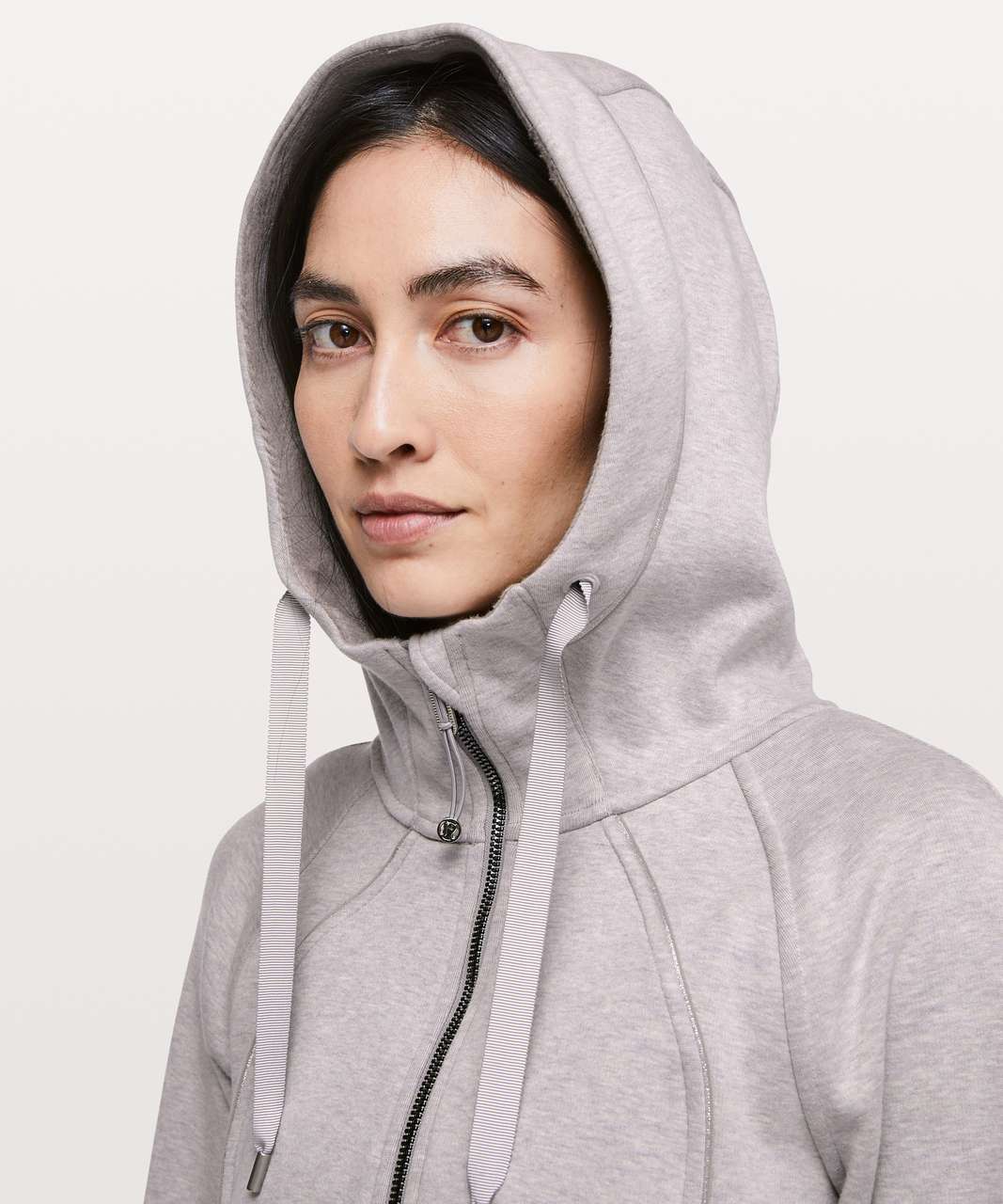 Lululemon Scuba Hoodie *Plush - Heathered White / White - lulu fanatics