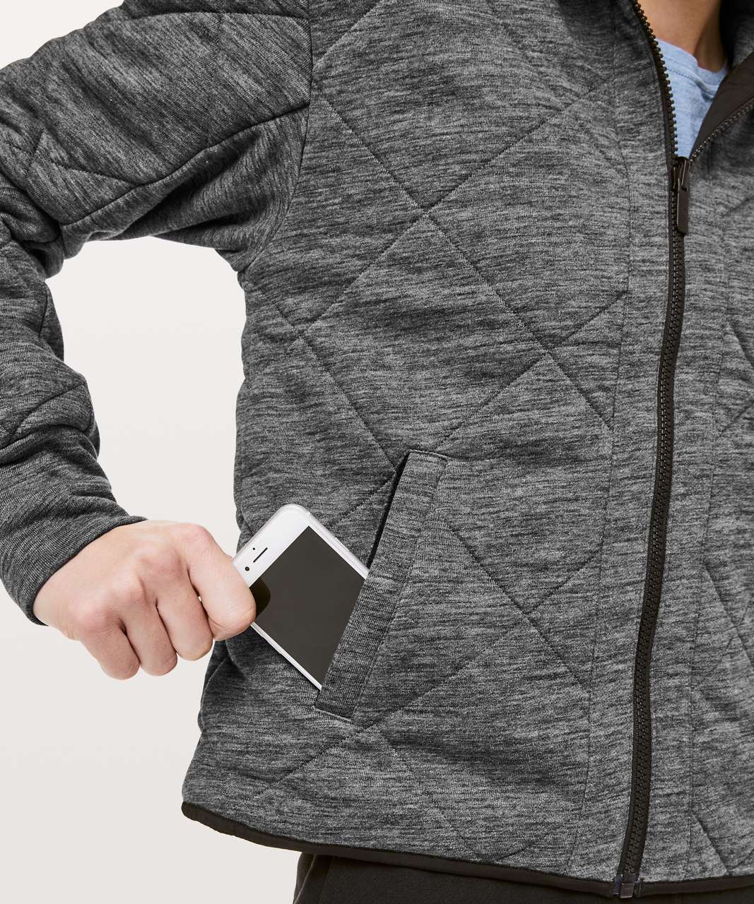 Lululemon Forever Warm Jacket - Heathered Core Dark Grey