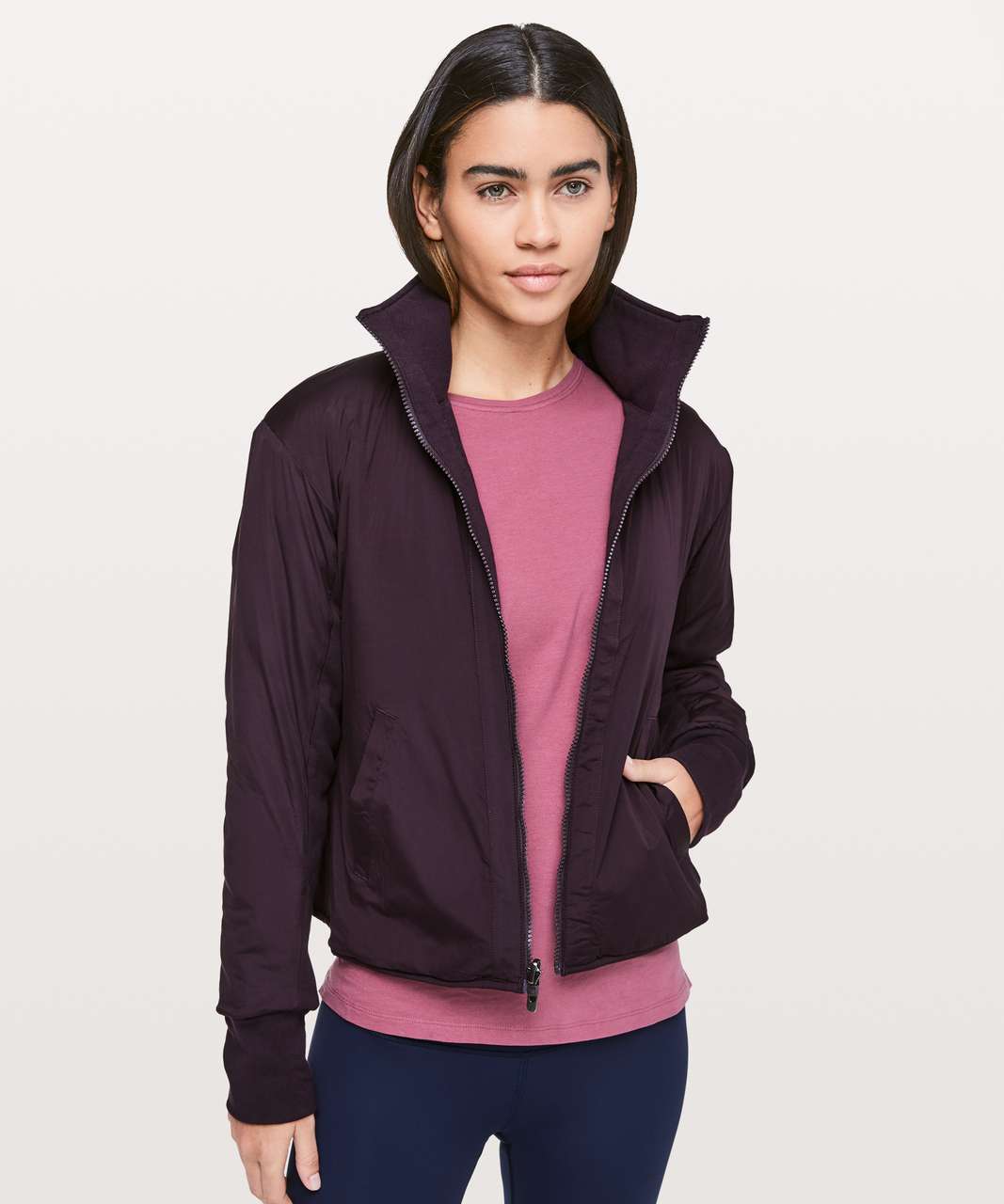 Lululemon Forever Warm Jacket - Black Cherry