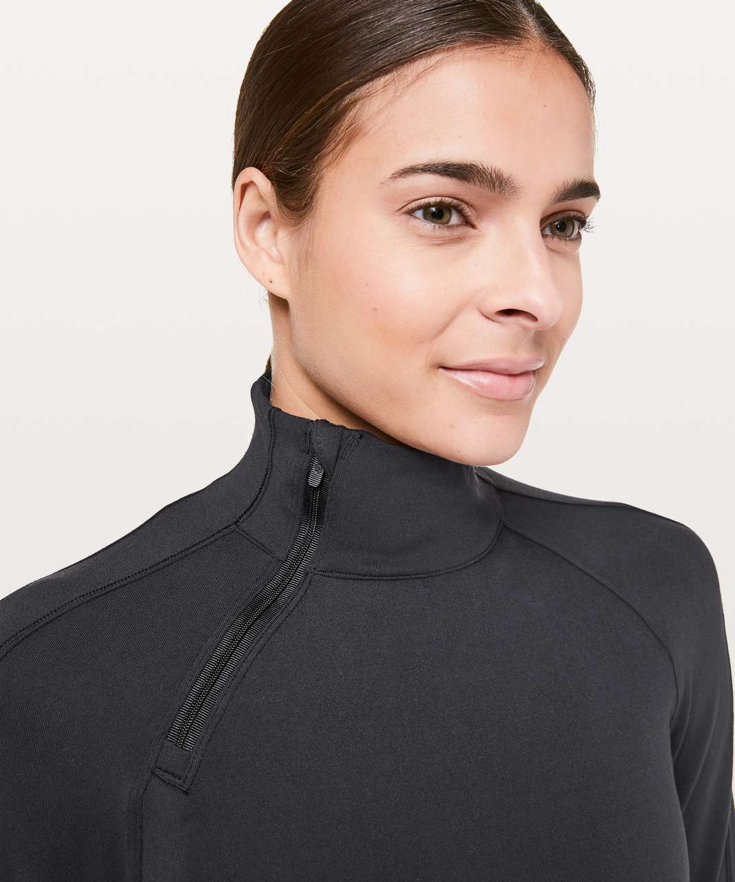 Lululemon Brisk Running 1/2 Zip - Black