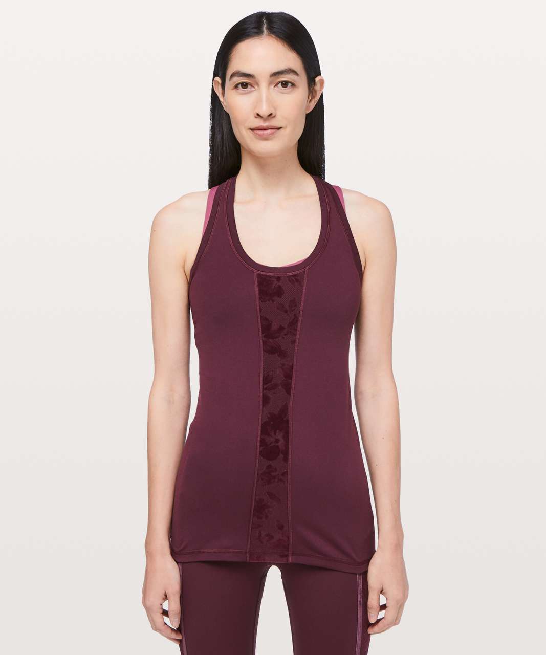 Lululemon Cool Racerback Flocked - Dark Adobe