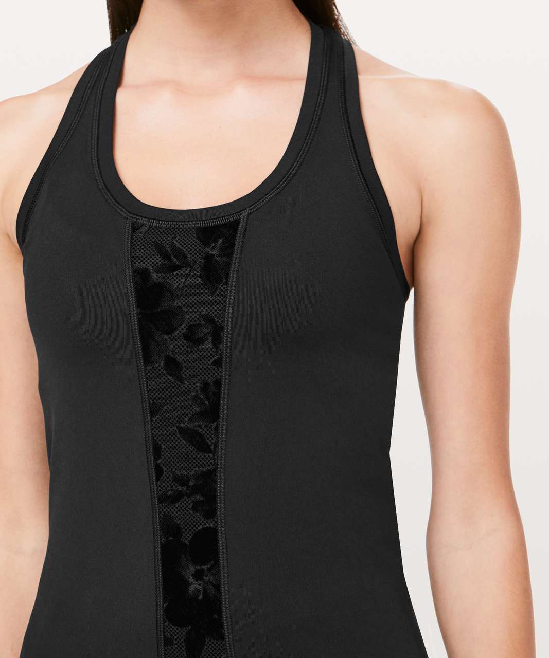 Lululemon Cool Racerback Flocked - Black