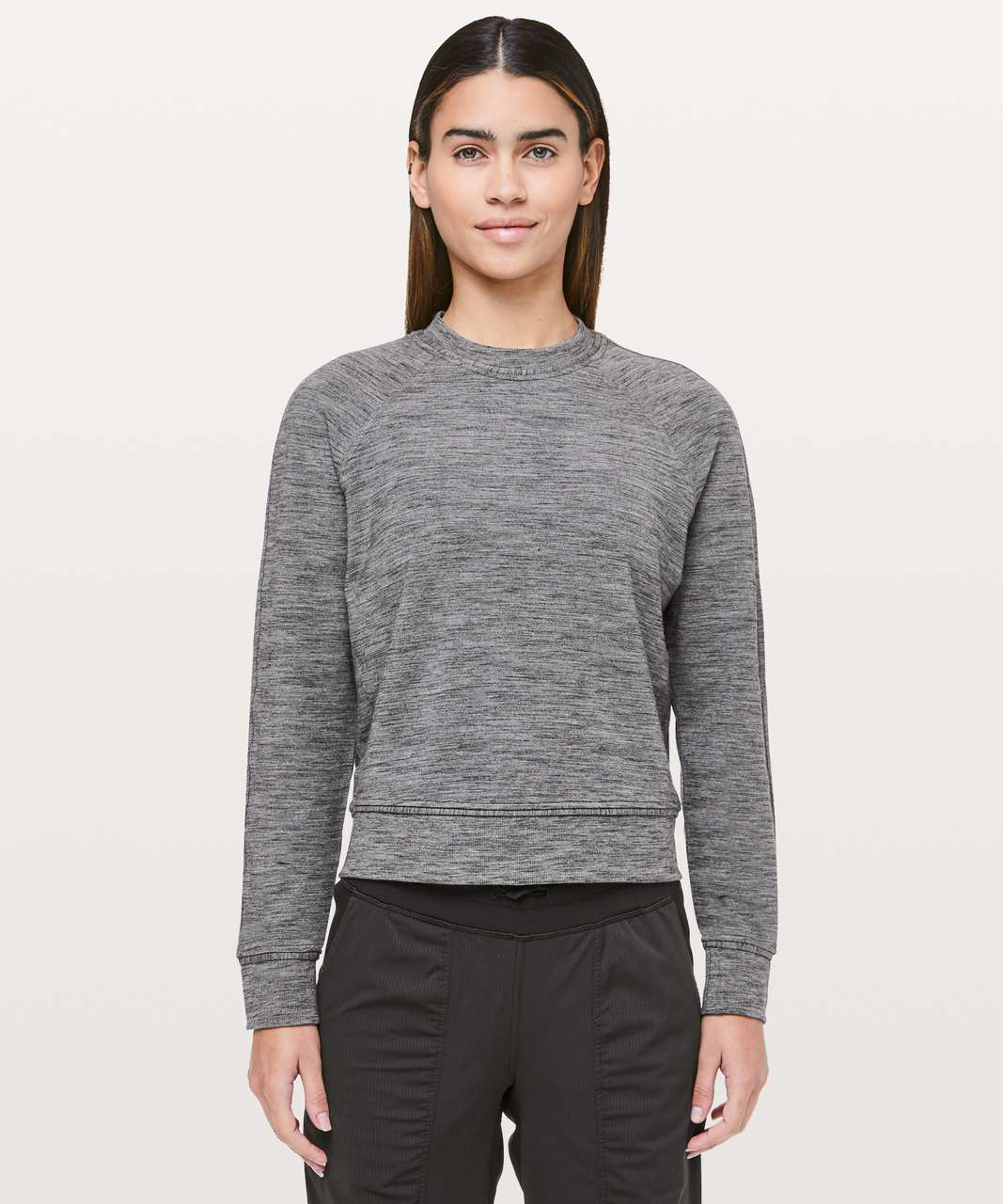 Lululemon Close Comfort Crewneck - Heathered Core Dark Grey