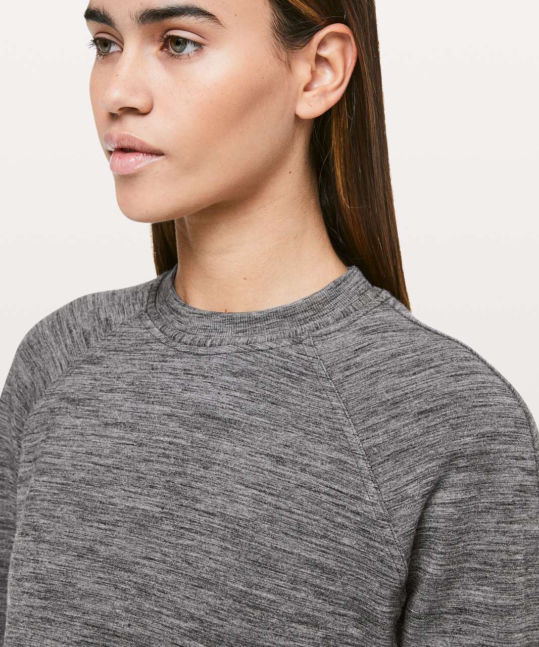 Lululemon Close Comfort Crewneck - Heathered Core Dark Grey