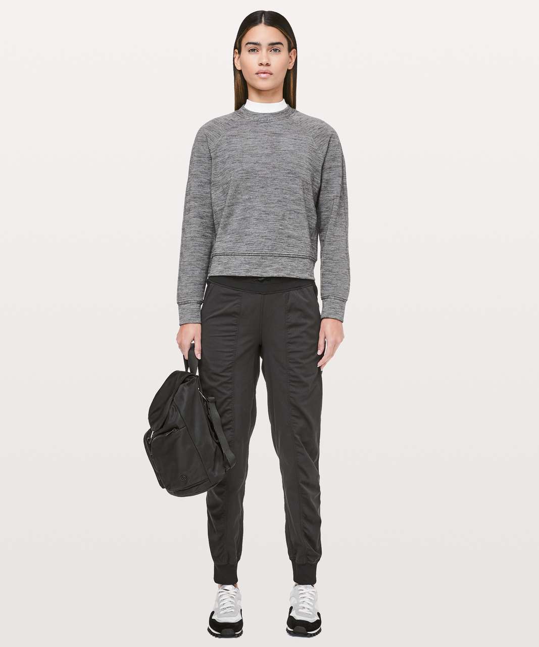 Lululemon Close Comfort Crewneck - Heathered Core Dark Grey