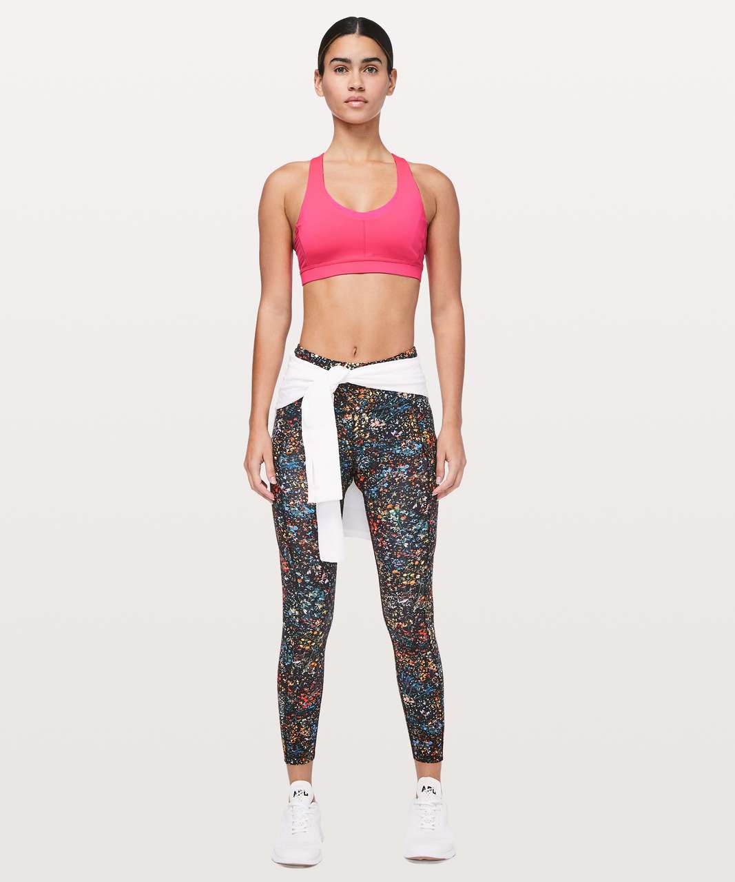 Lululemon Stash N' Run Bra - Neon Pink - lulu fanatics