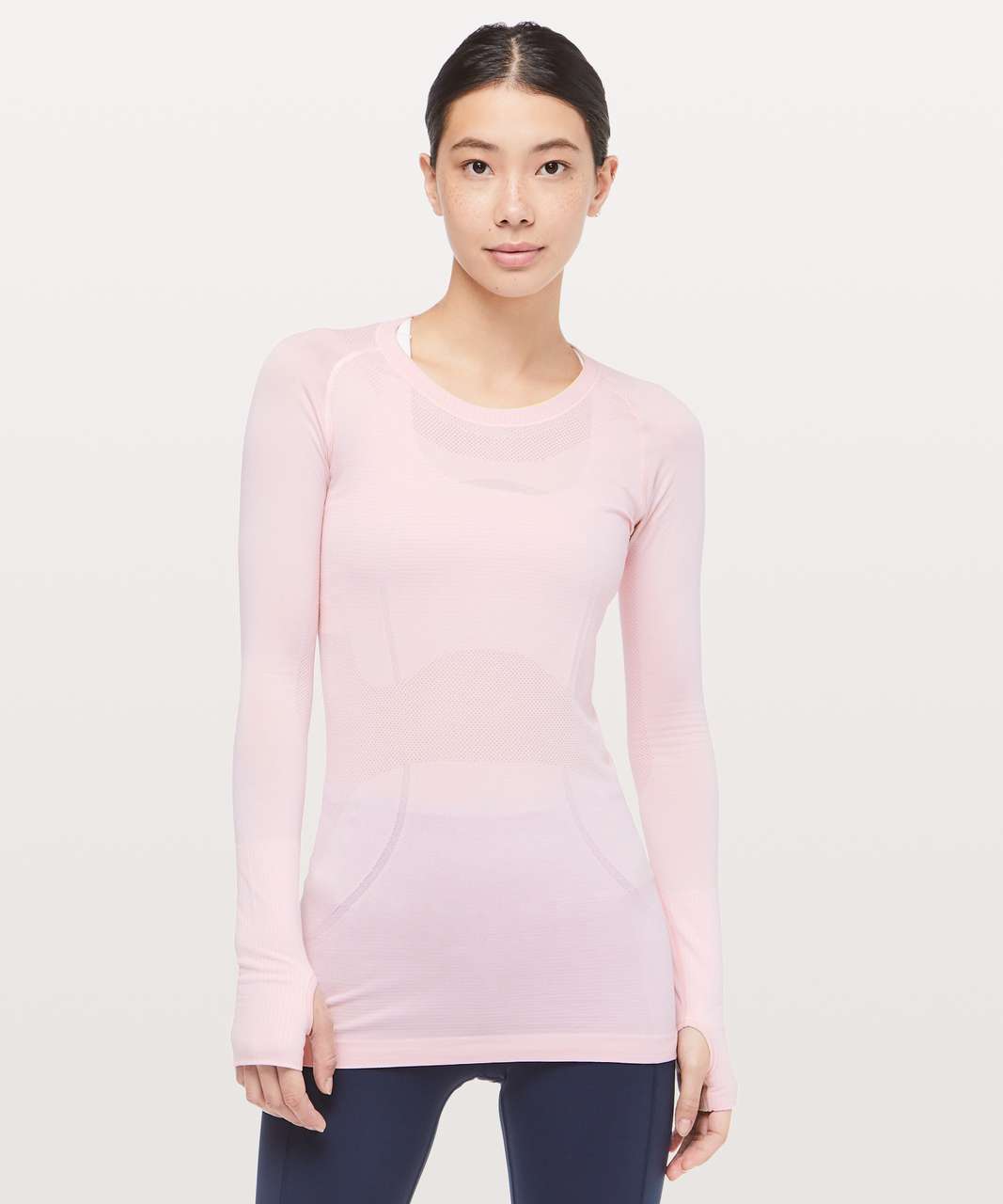 Lululemon Its Rulu Run Long Sleeve Shirt - Pink Taupe - lulu fanatics