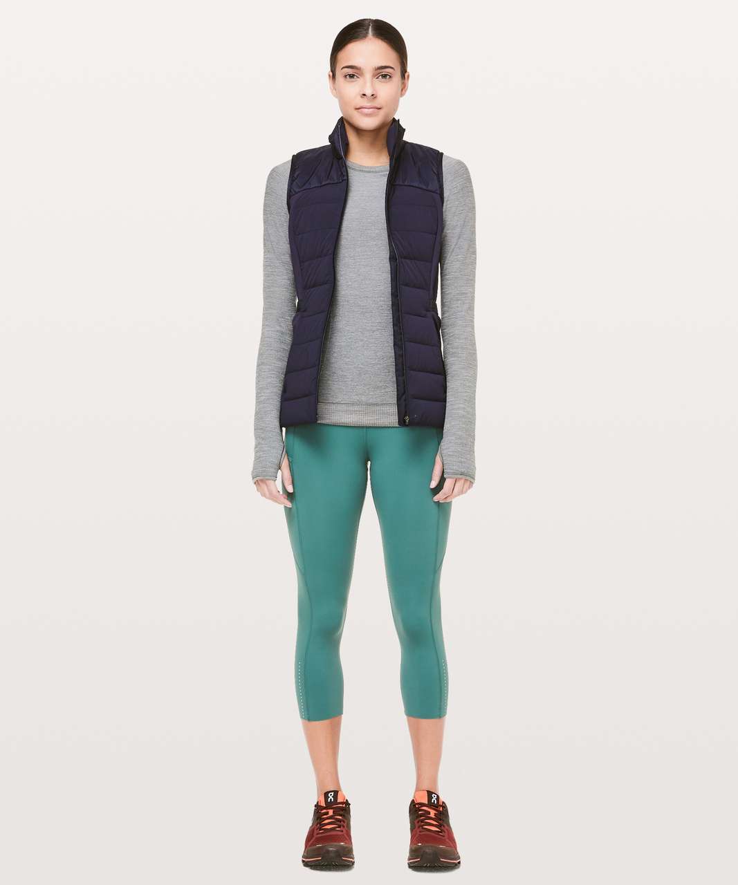 Lululemon Down For It All Vest - Midnight Navy