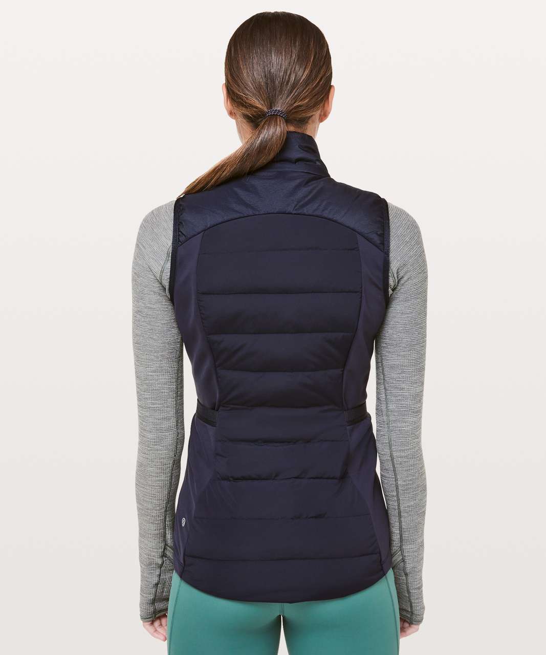 Lululemon Womens Blue Down For It All Jacket Running 700 Fill Size