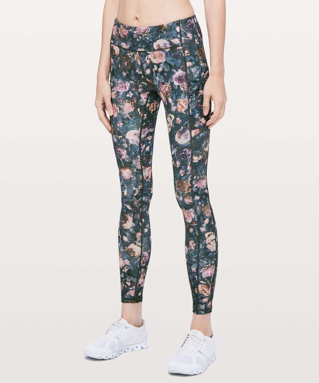 Lululemon 4 Floral Print Speed Up Tight 28 Leggings 