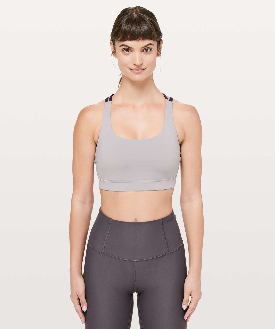 Lululemon Energy Bra - Dark Chrome / Cyber