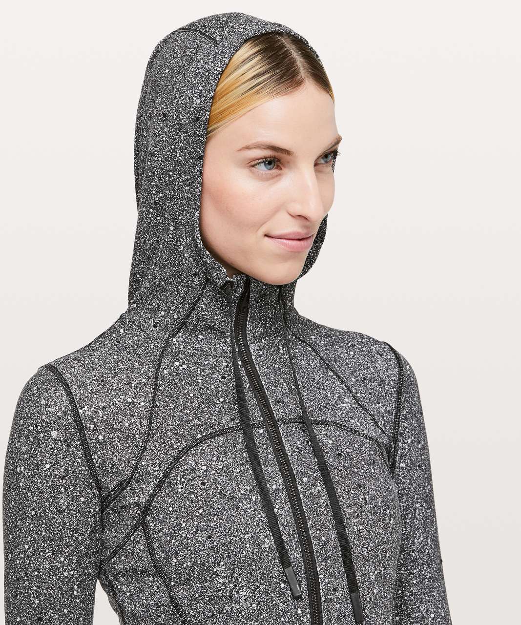 Lululemon Hooded Define Jacket *Nulu - Luminesce Splatter White Black (First Release)