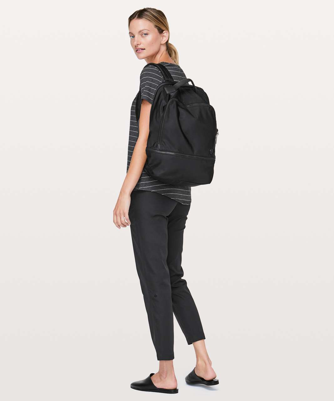 Lululemon City Adventurer Backpack *17L - Black / Gold - lulu fanatics