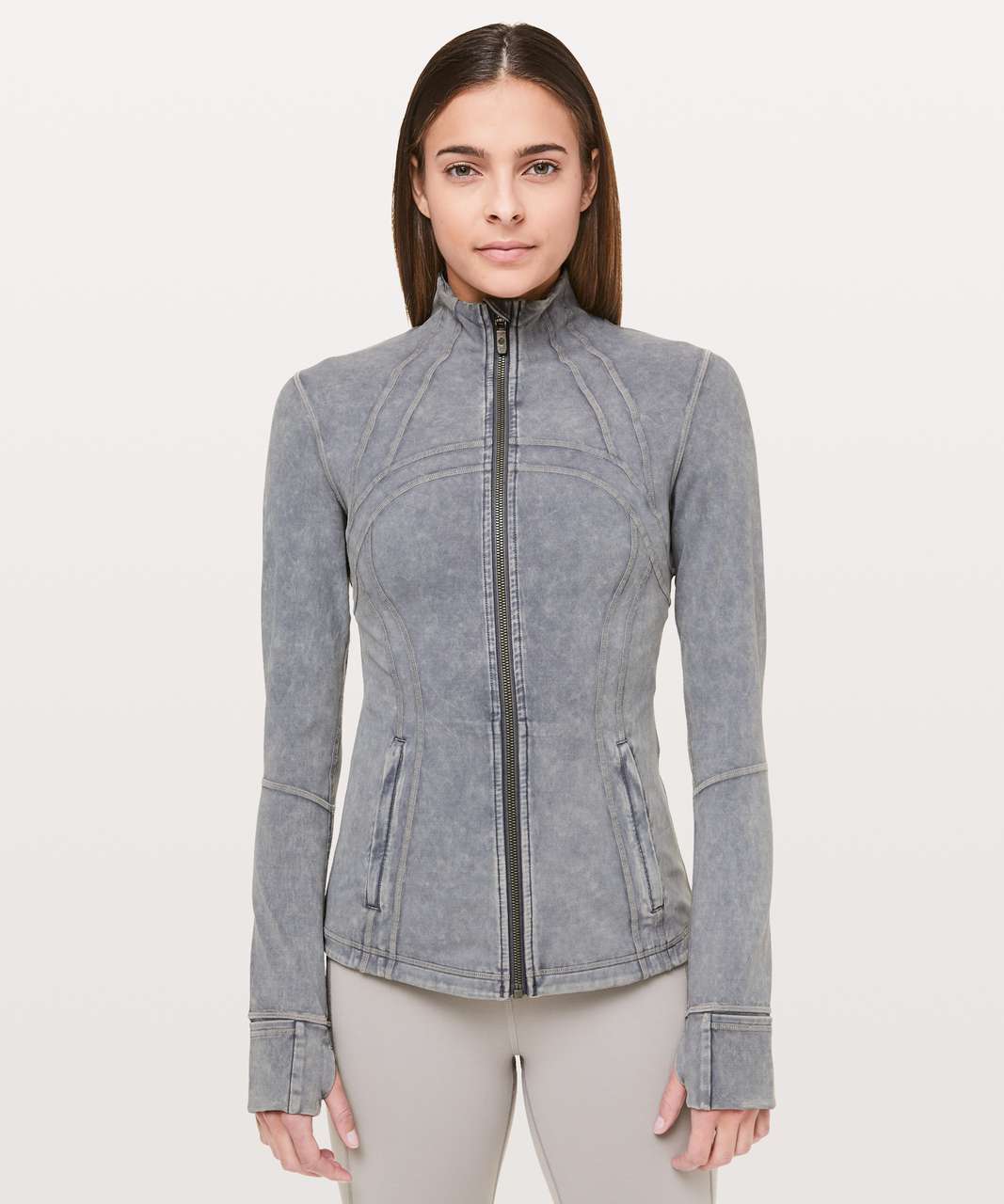 Lululemon Define Jacket - Wee Are From Space Sheer Blue Chambray - lulu  fanatics