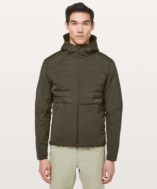 Lululemon Down For It All Jacket - Dark Adobe - lulu fanatics