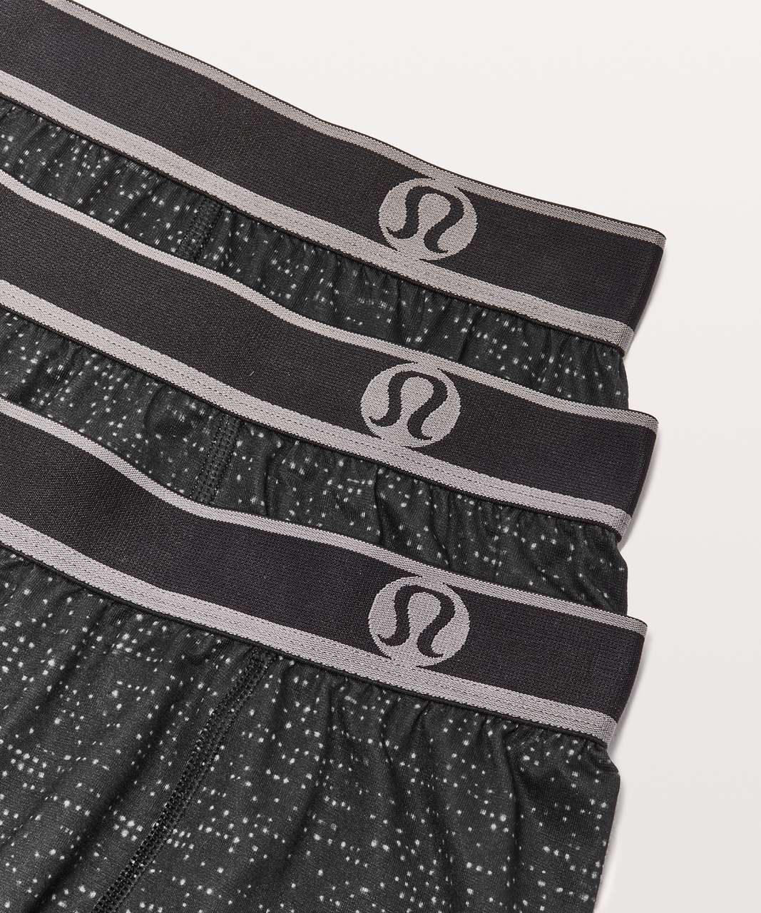 Lululemon Game On Boxer Brief *3 Pack - Track Lights Asphalt Grey Black